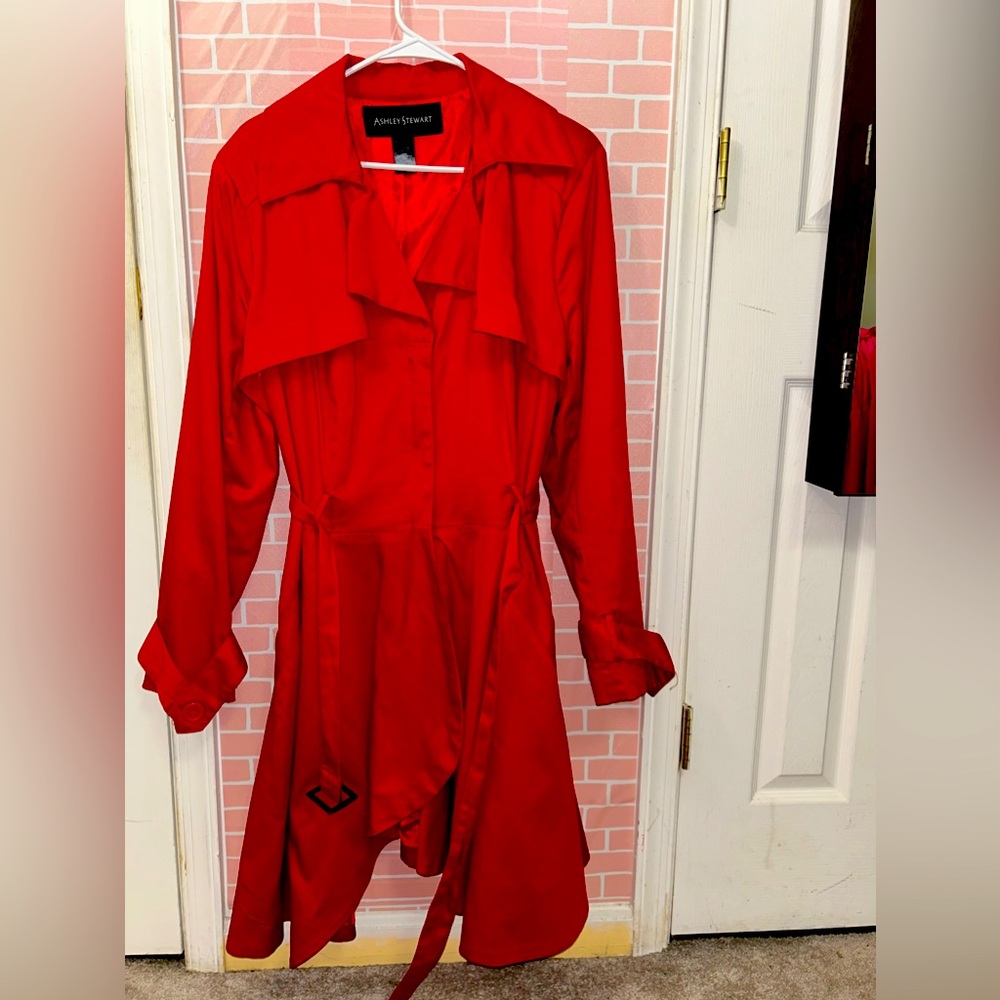 Never Worn light Trench coat with matching belt